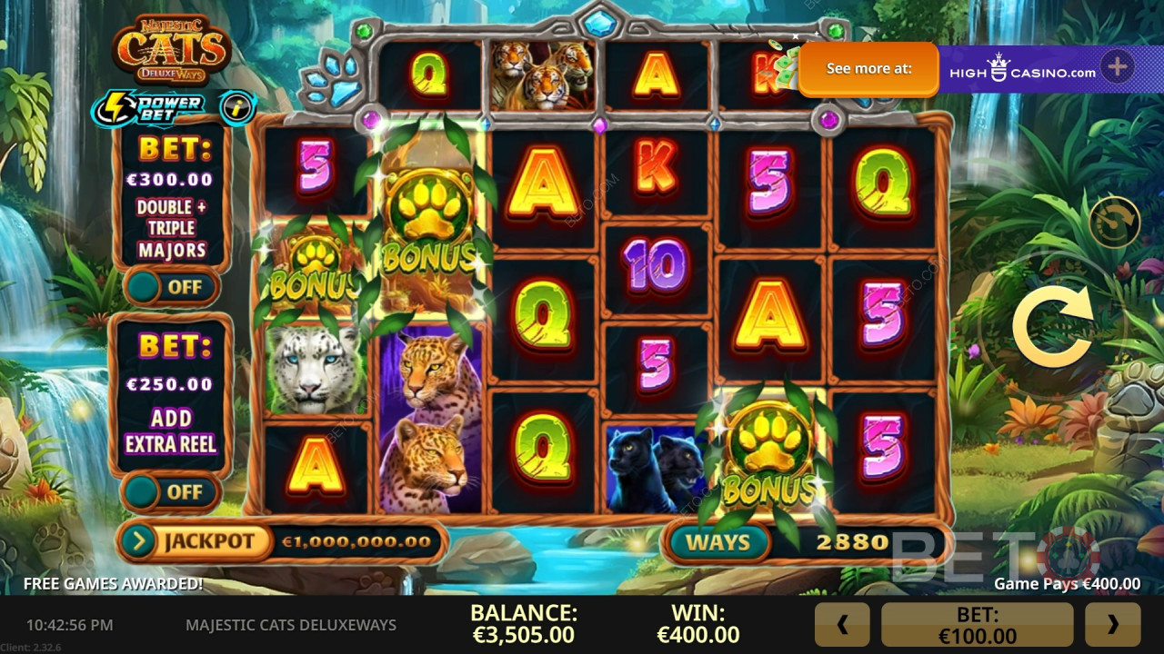Majestic Cats DeluxeWays 無料プレイ