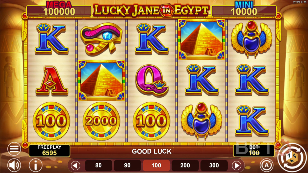 Lucky Jane in Egypt Hold & Win 無料プレイ