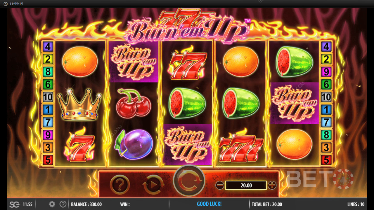 777バーンエムアップ：BETO Slotsレビュー