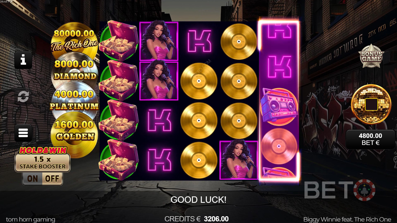 ビギー・ウィニーと富豪の大勝負 - BETO Slots レビュー