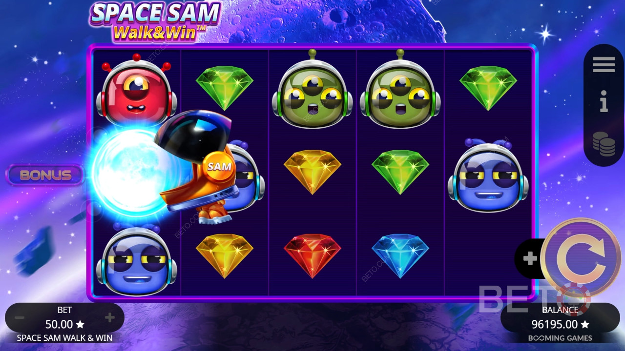Space Sam Walk and Win 無料プレイ