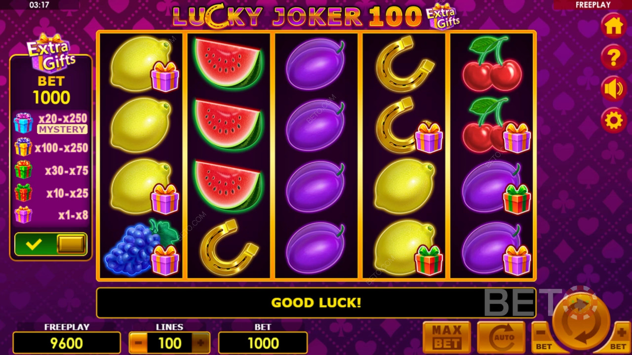 Lucky Joker 100 Extra Gifts 無料プレイ