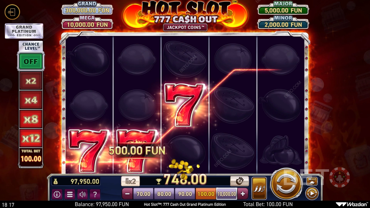 Hot Slot: 777 Cash Out Grand Platinum Edition 無料プレイ
