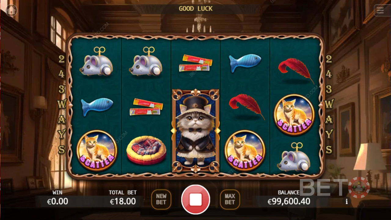 高貴な猫のスロット評価 - BETO Slots