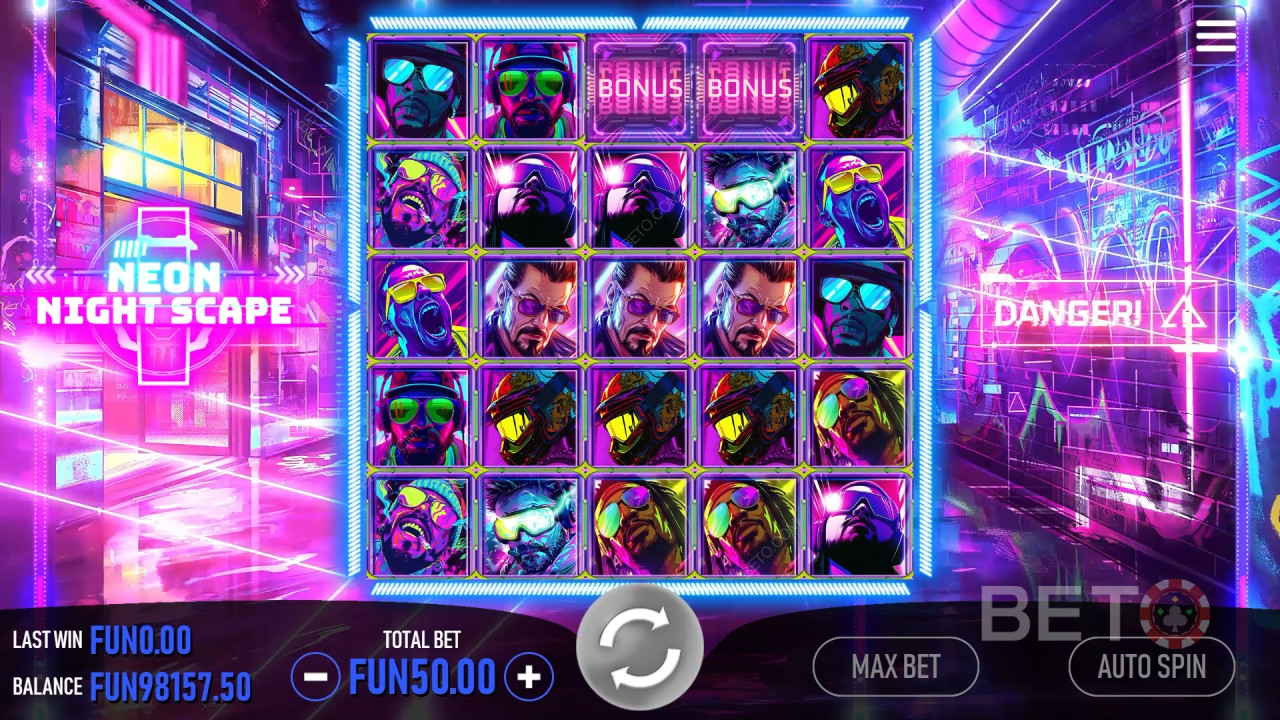 Neon Night Scape 無料プレイ