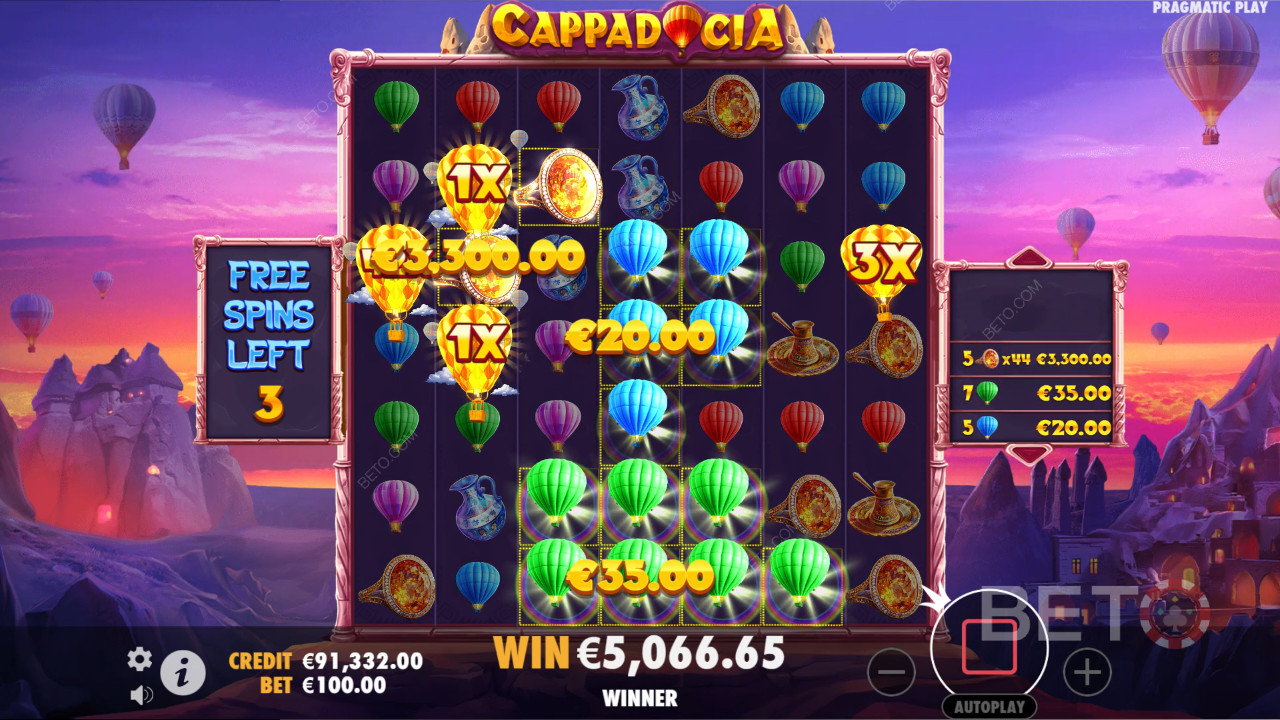 Cappadocia (Pragmatic Play) 無料プレイ