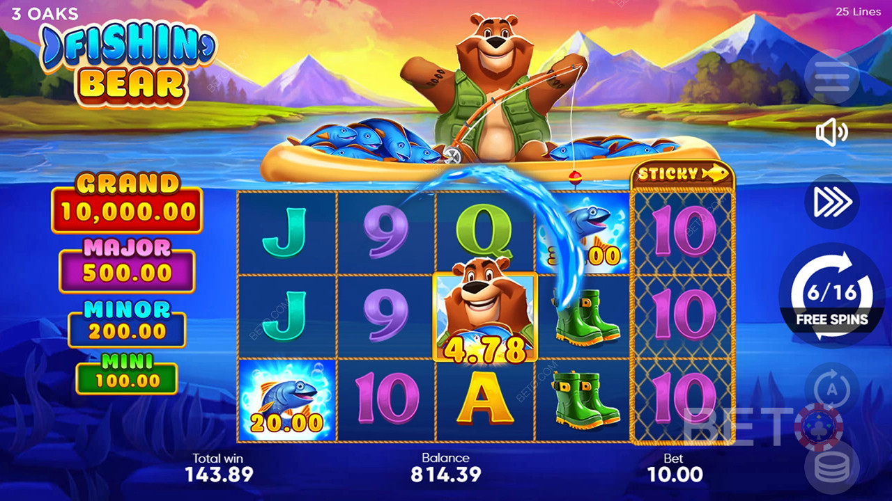 3 Oaks Gamingの「Fishin