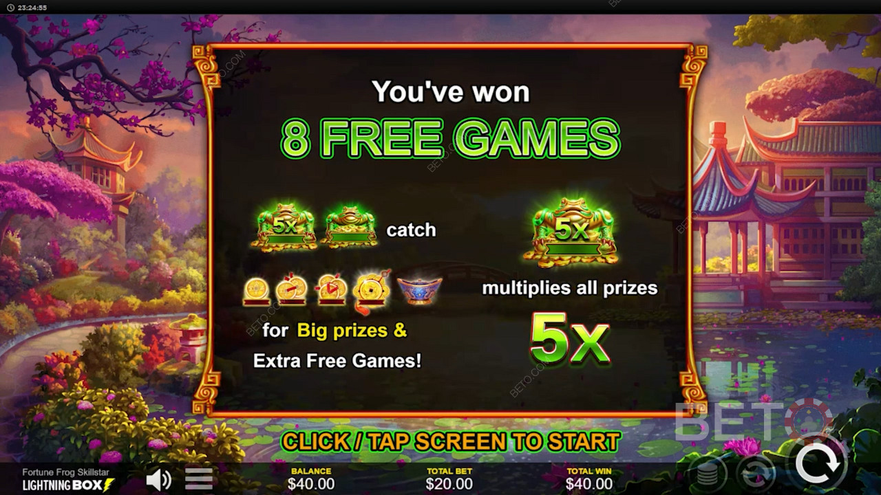スロットゲーム「Fortune Frog Skillstar 」で大勝利！ - ベット額の4,672倍の最大賞金