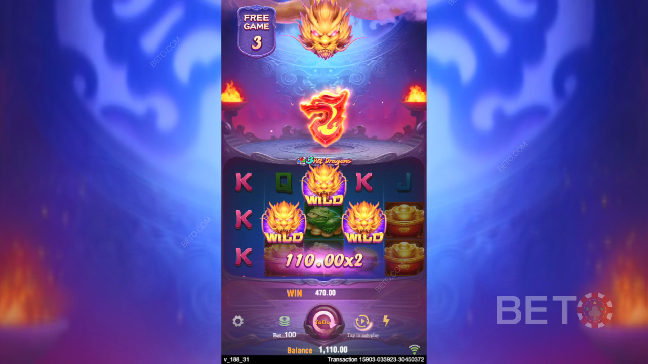 TaDaゲーミングの「3 Pot Dragons」の遊び方