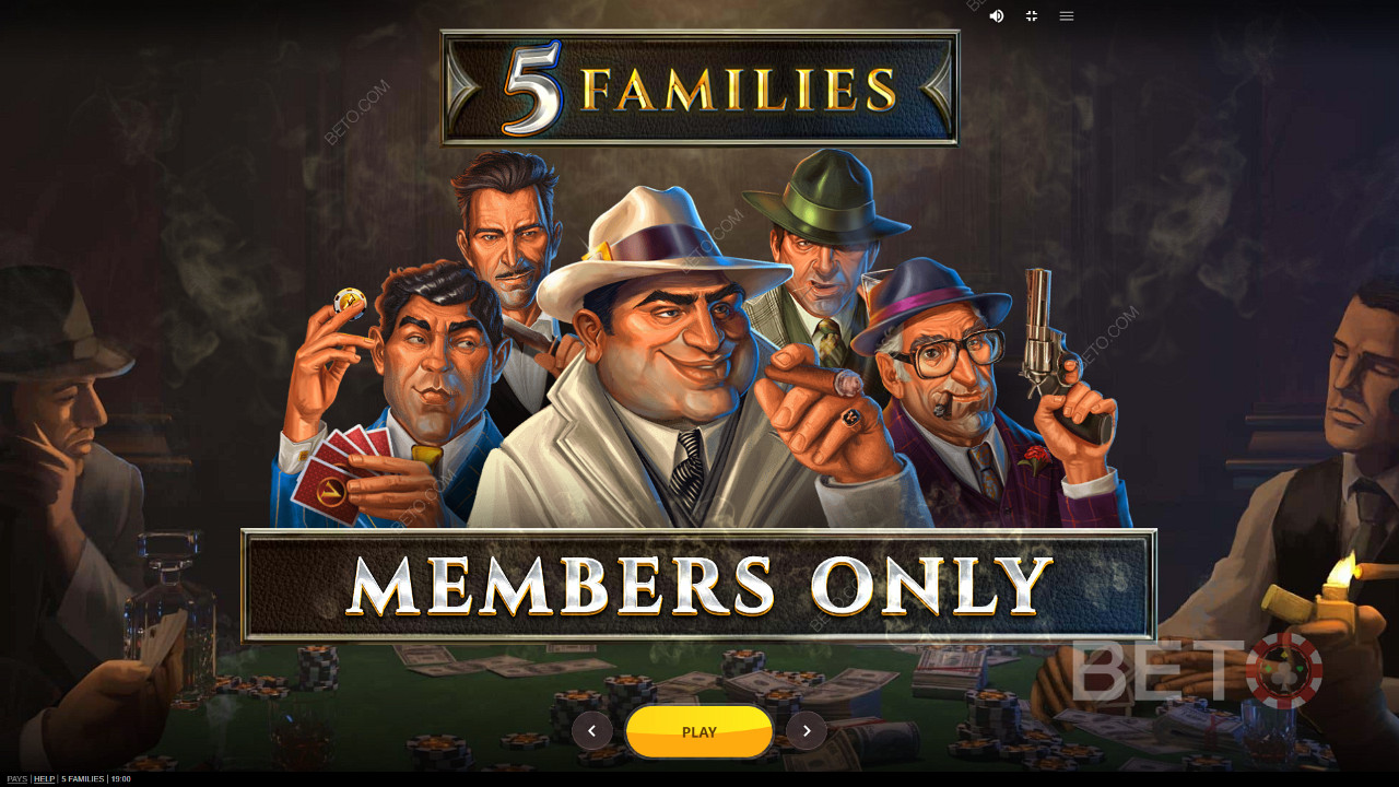 5 Families」オンラインスロットでギャングとポーカーをプレイしよう