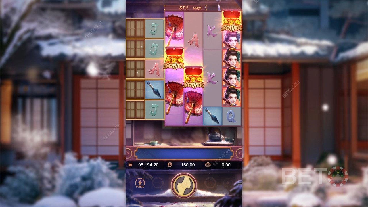 芸者の復讐：BETO Slotsレビュー