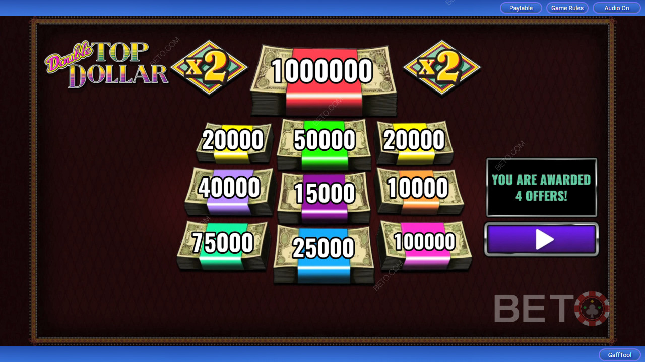 ダブルトップダラーのボーナス機能解説 - IGT製