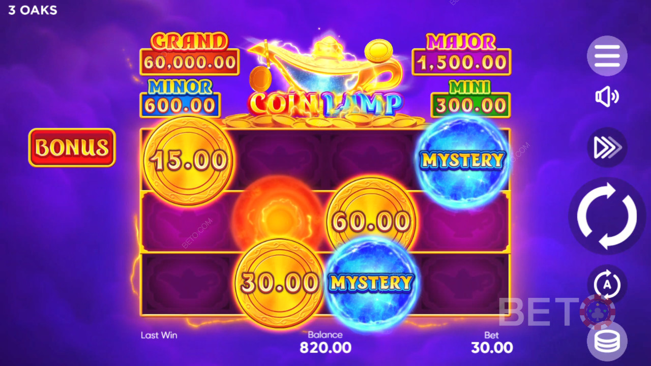 3 Oaks Gamingの「コインランプ」遊び方ガイド