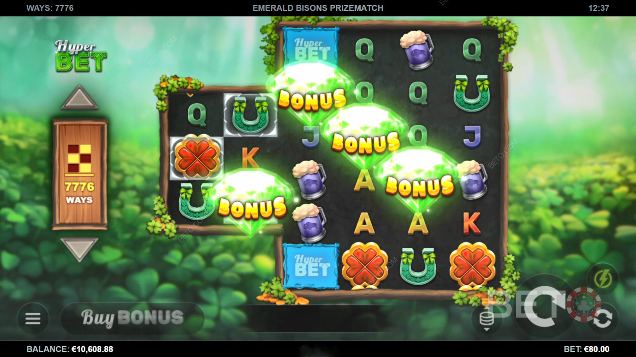 エメラルドバイソン・プライズマッチ評価｜BETO Slots