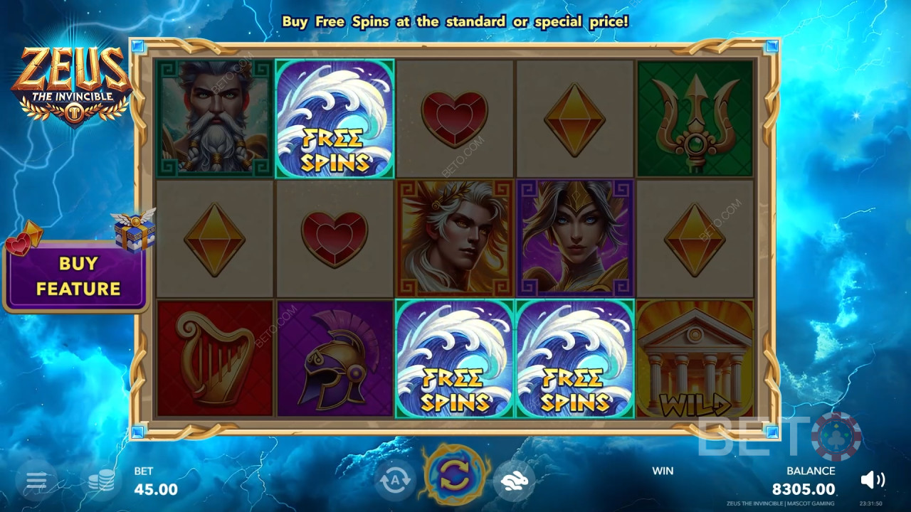 Zeus The Invincible 無料プレイ
