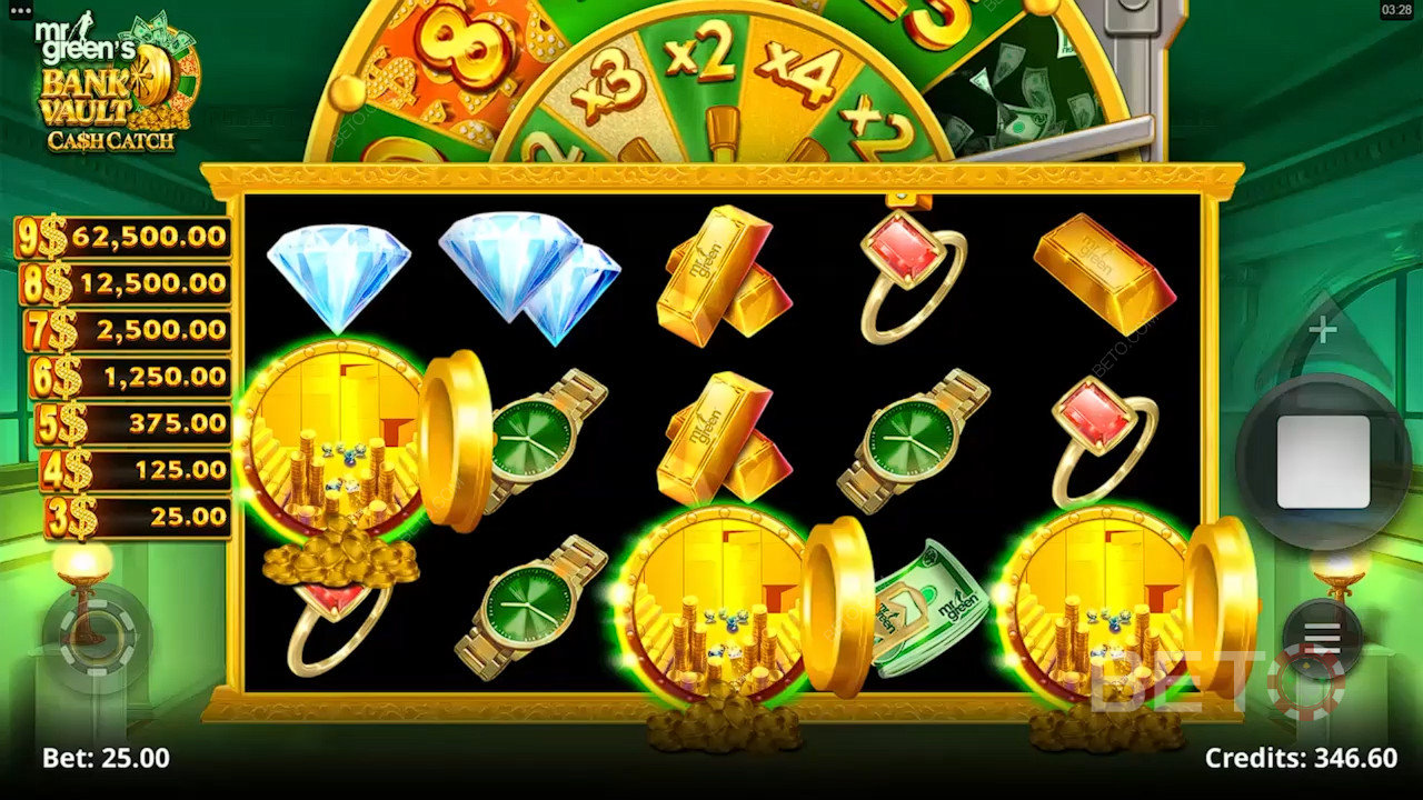 「ミスターグリーンの金庫」BETOスロットレビュー