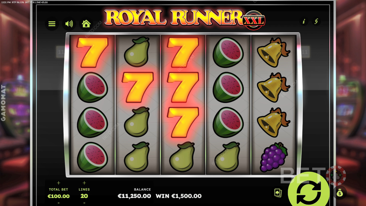 ロイヤルランナーXXL評価 - BETO Slots