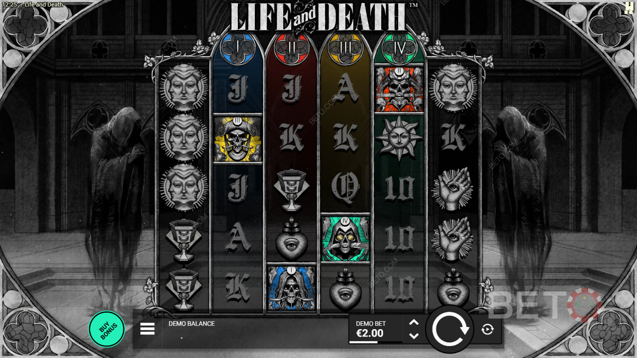 Life and DeathのボーナスフィーチャーをHacksaw Gamingが解説