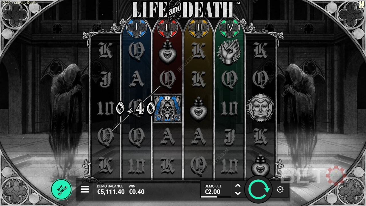 Hacksaw GamingのLife and Deathの遊び方