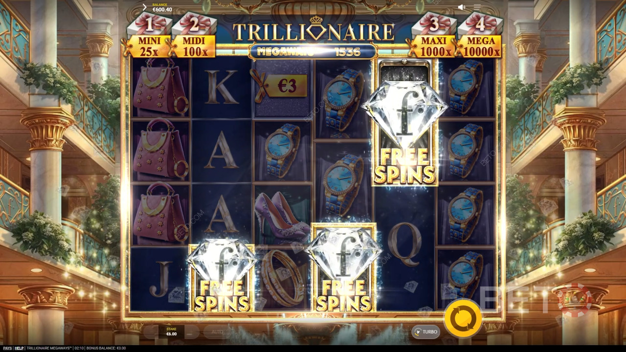 トリリオネア メガウェイズ評価 | BETO Slots