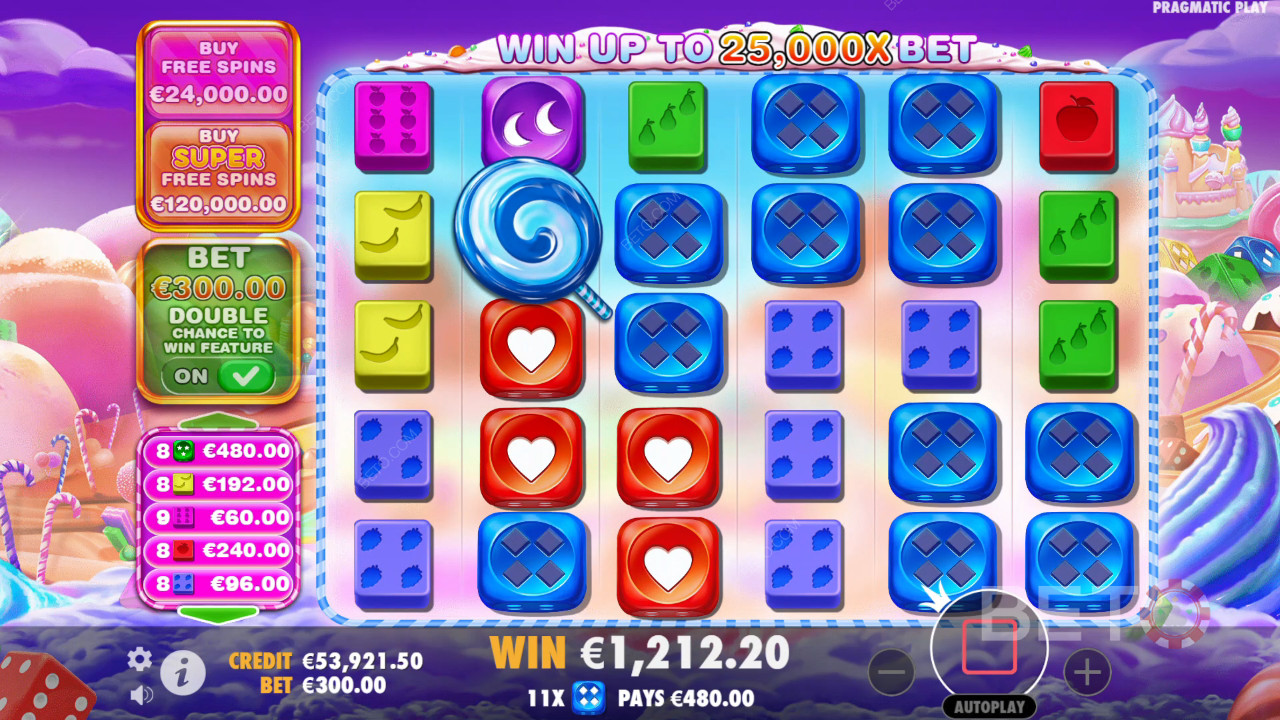 プラグマティックプレイのSweet Bonanza 1000 ダイスの遊び方