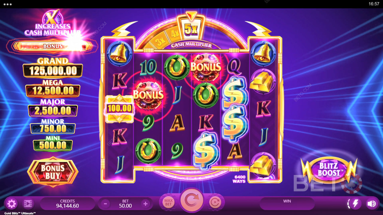 ゴールドブリッツアルティメット評価｜BETO Slots