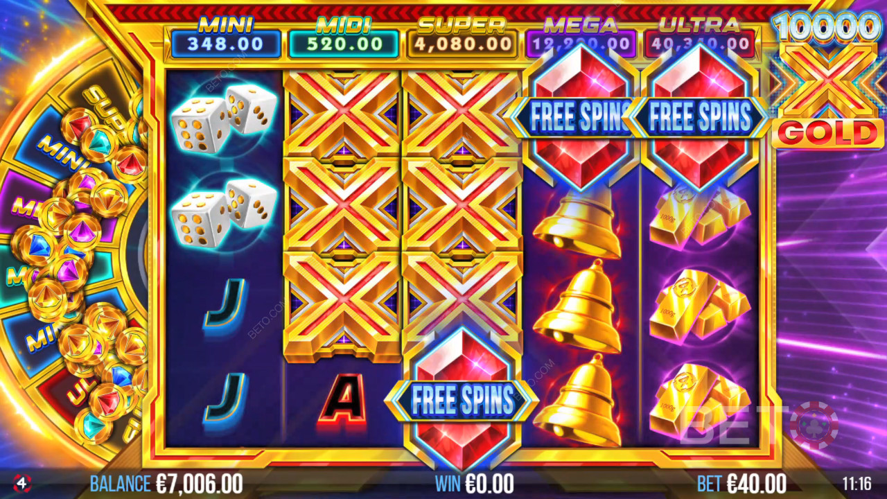 10,000x Gold 無料プレイ