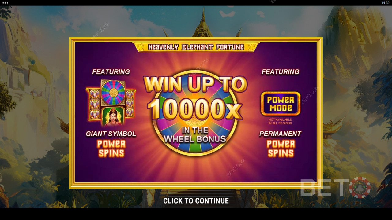 Heavenly Elephant Fortuneで最大10,000倍の配当獲得チャンス！