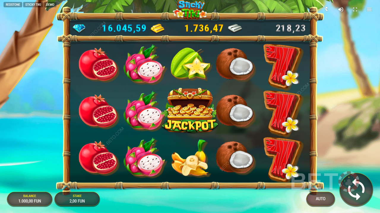 Redstone社のSticky Tikiの遊び方