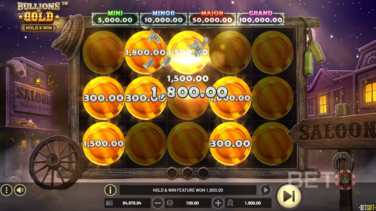 BetsoftのBullions of Goldの遊び方