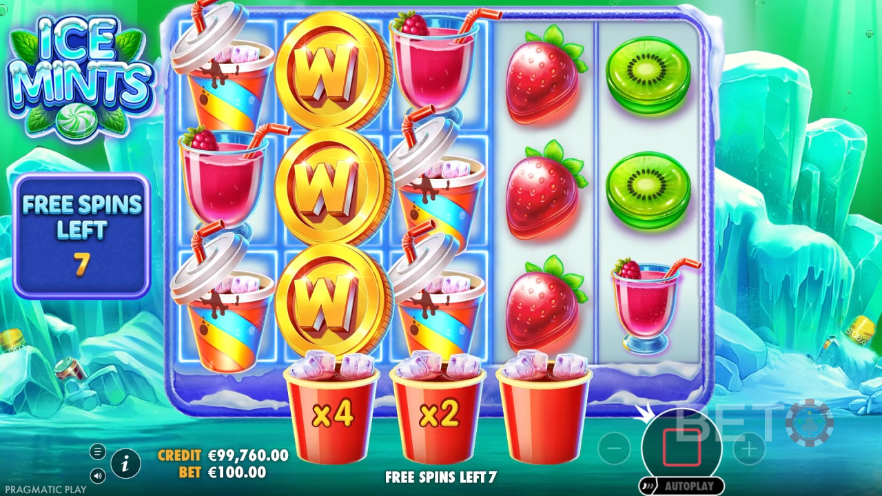 Pragmatic PlayのIce Mintsのボーナス機能を解説