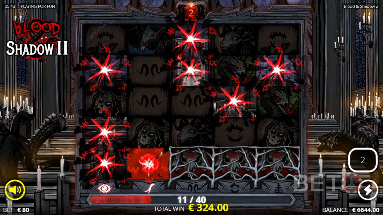 Blood & Shadow 2のボーナス機能を徹底解説 by Nolimit City