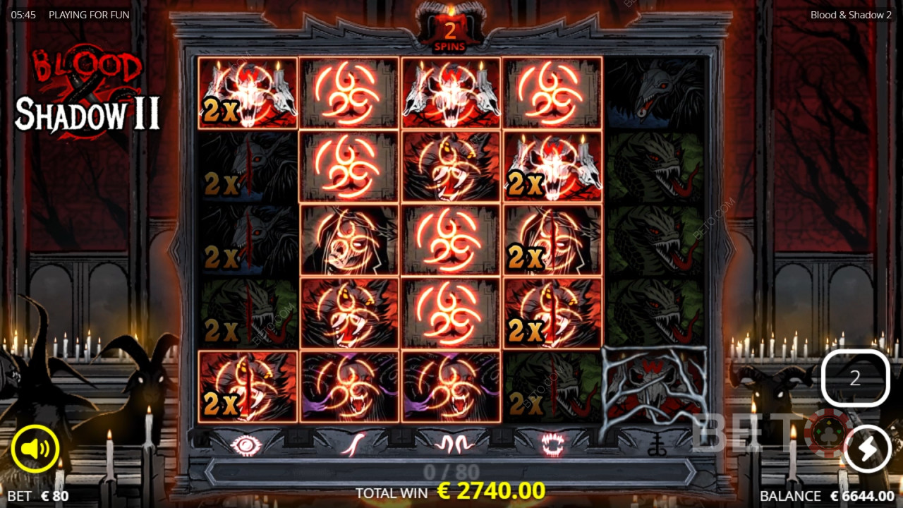 Blood & Shadow 2 レビュー by BETO Slots