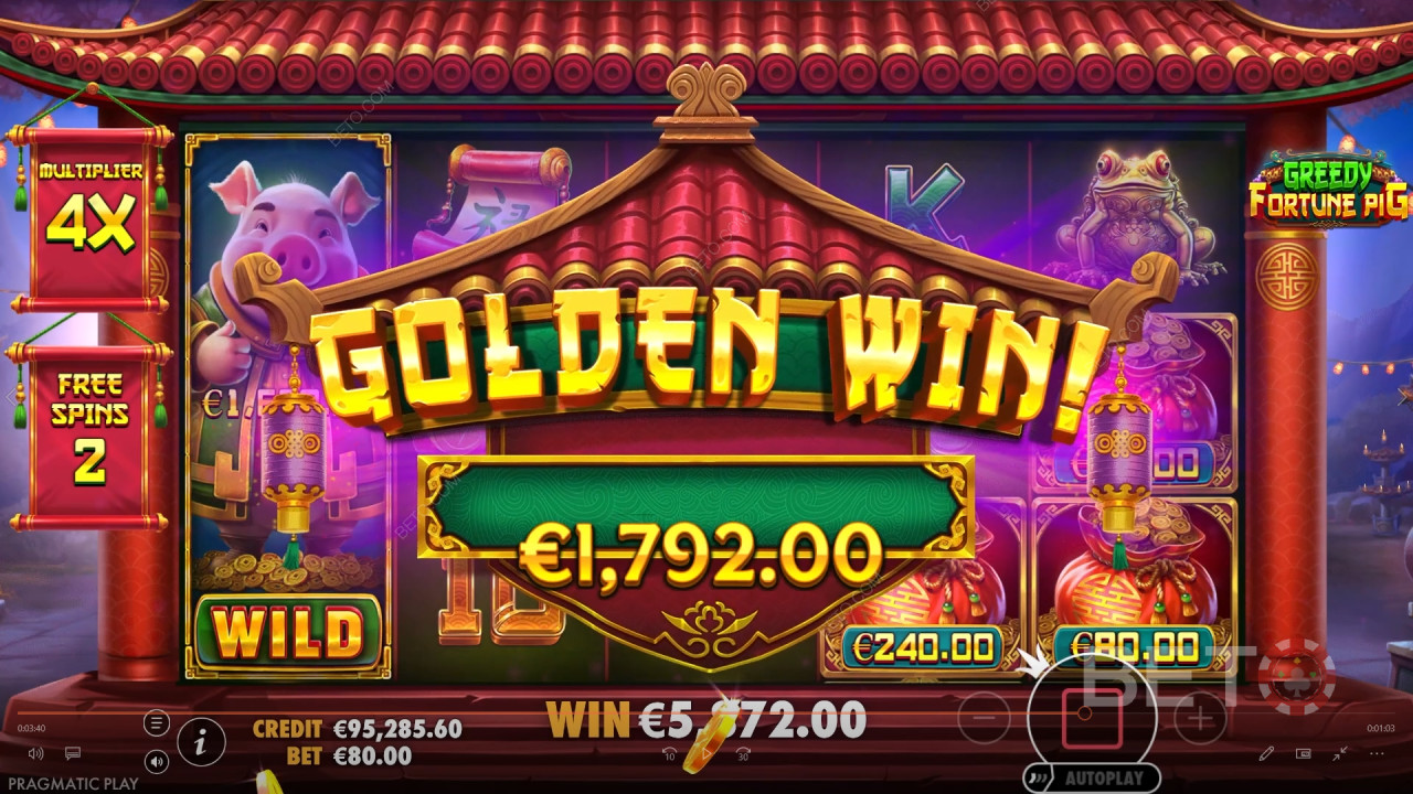 Pragmatic PlayのGreedy Fortune Pigのボーナス機能解説