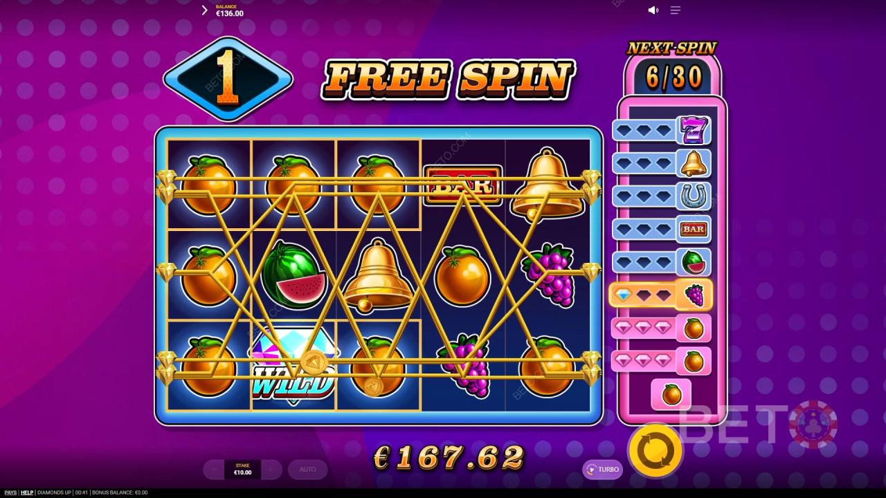 Diamonds Up レビュー by BETO Slots