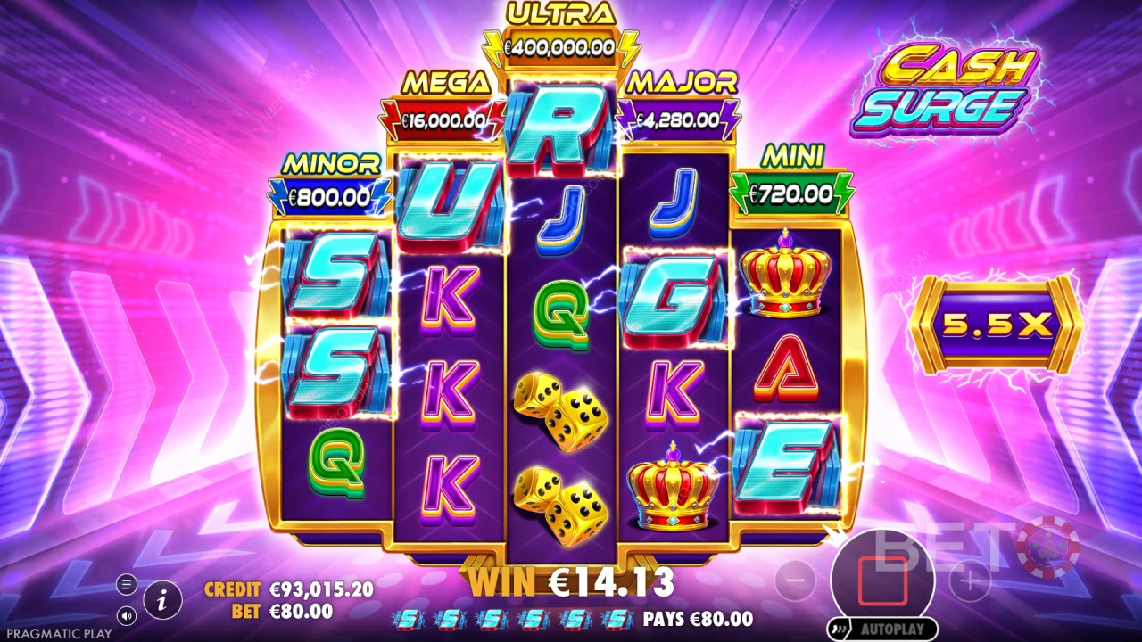 Cash Surge スロットレビュー by BETO Slots