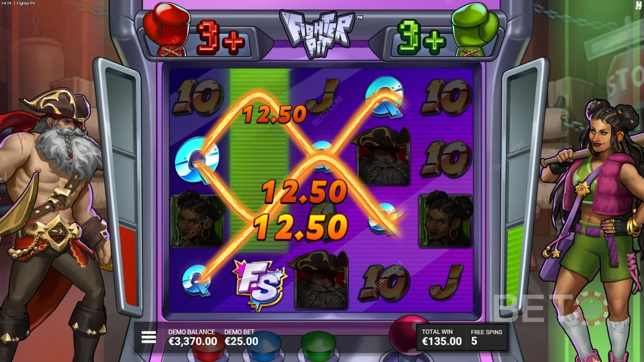 Hacksaw GamingのFighter Pitの遊び方
