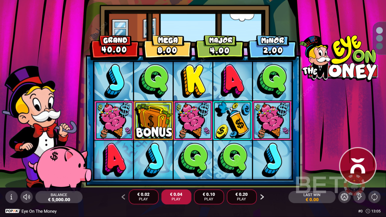 Popok GamingのEye on the Moneyの遊び方
