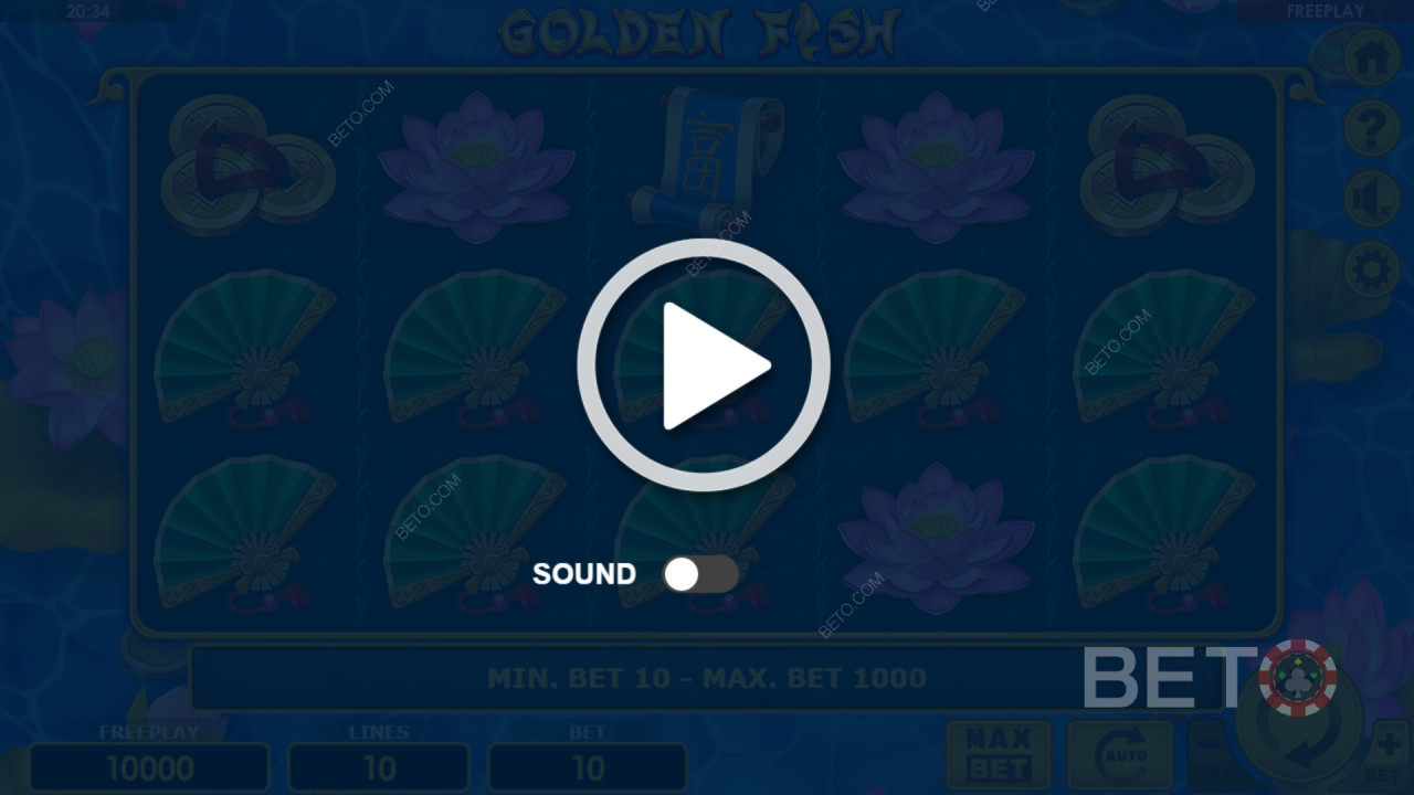 Amatic IndustriesのGolden Fishの遊び方
