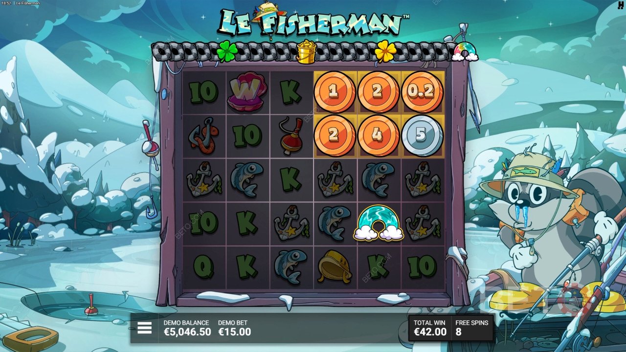 Hacksaw Gaming の Le Fisherman プレイガイド