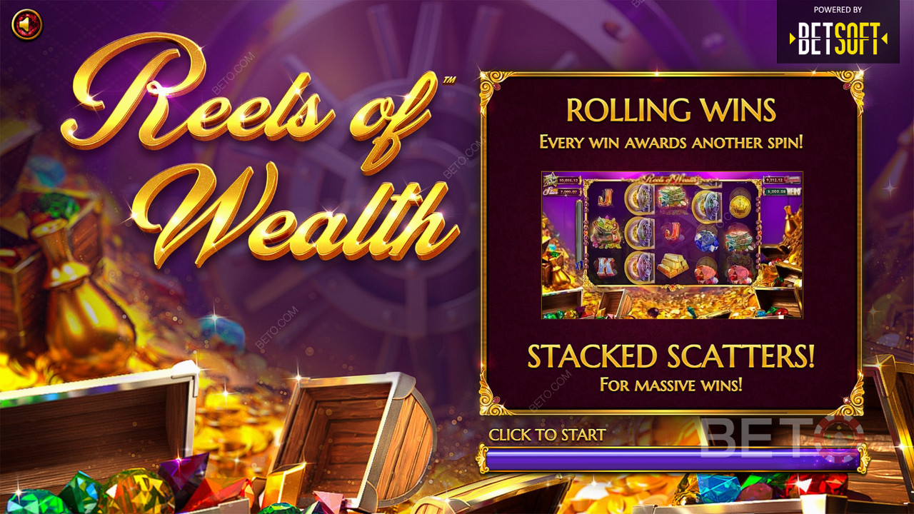 Reels of Wealthスロットでは、Rolling WinsやScatter Paysなどのフィーチャーが互いを補い合います。