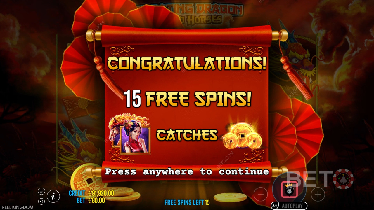 Floating Dragon Wild Horses レビュー by BETO Slots