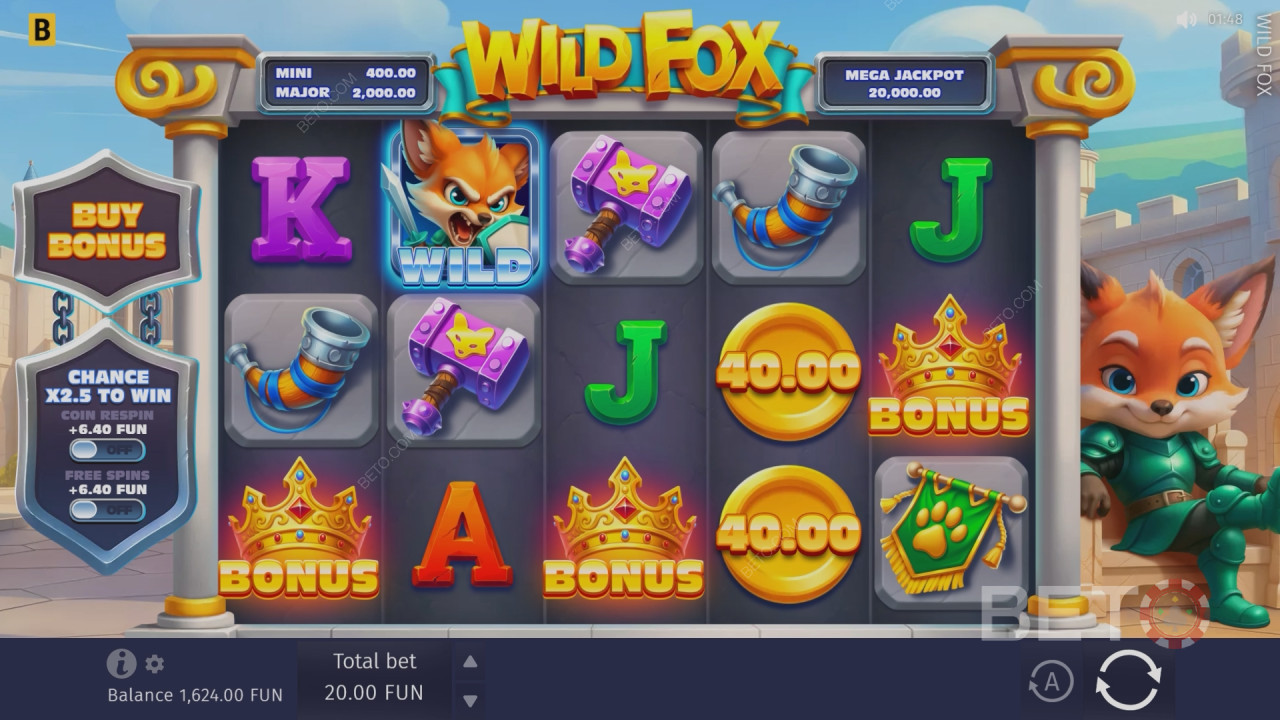 Wild Fox スロットレビュー