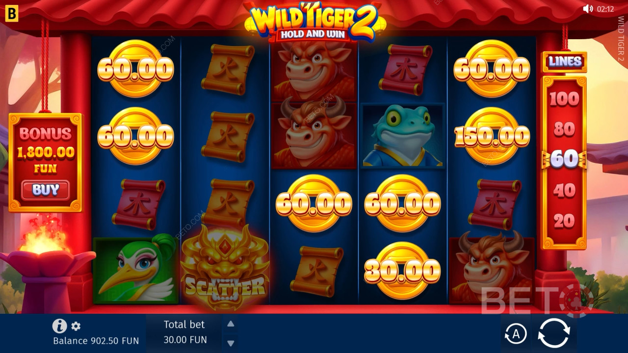 Wild Tiger 2 レビュー by BETOスロット