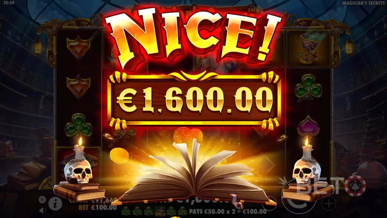 魔術師の秘密スロットで5,000倍の配当を狙え！