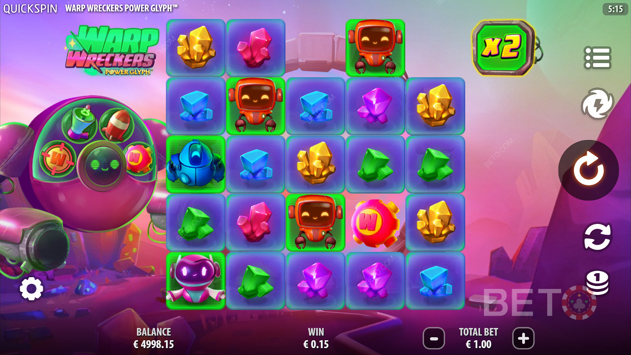 Warp Wreckers Power Glyph 無料プレイ