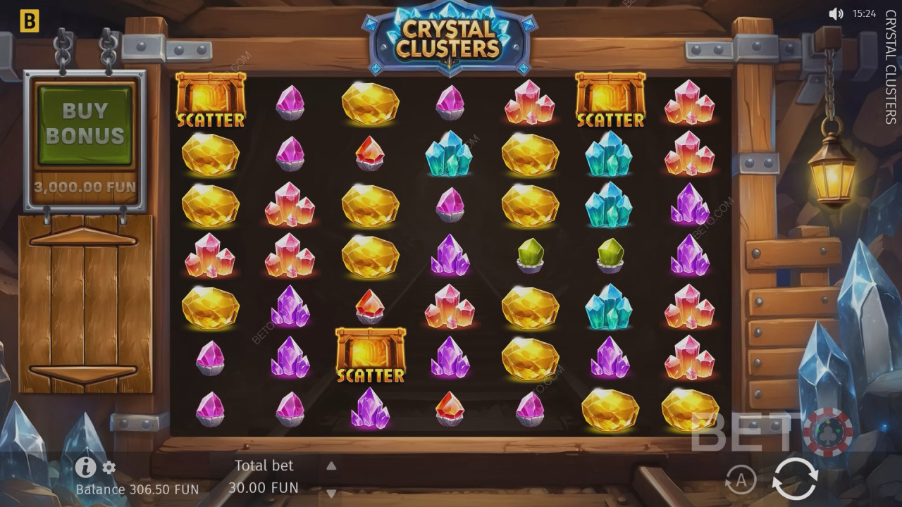 Crystal Clustersレビュー by BETOスロット