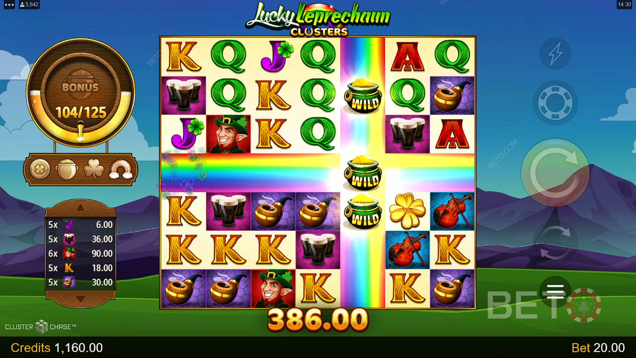Lucky Leprechaun Clusters 無料プレイ