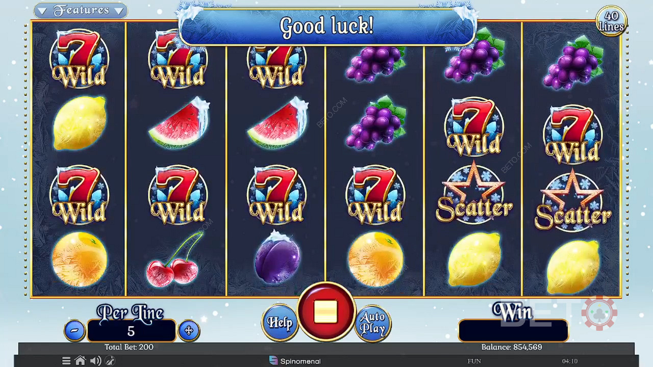 Fruits On Ice Collection 40 Lines 無料プレイ