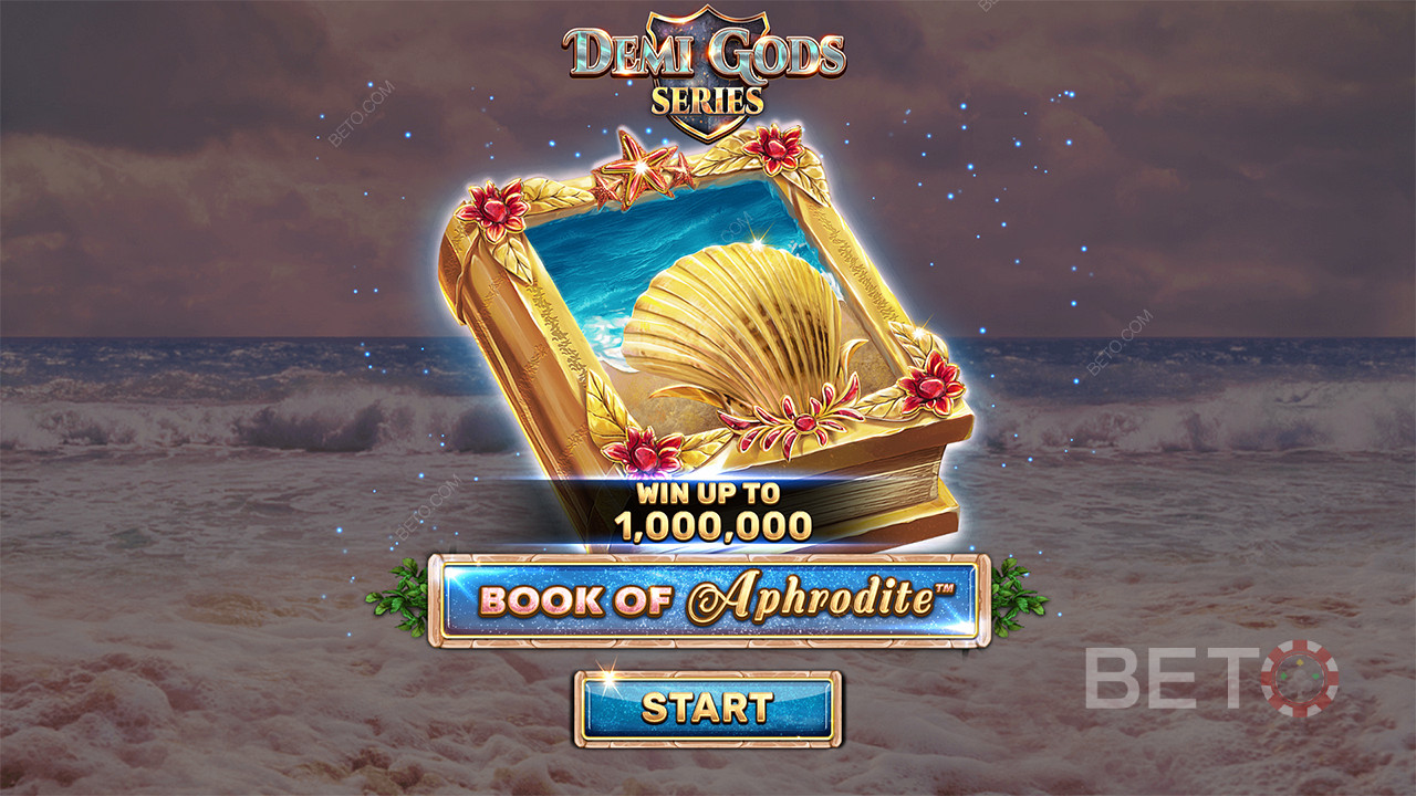Book of Aphroditeスロットで、ベット額の10,000倍の最大勝利をお楽しみください。